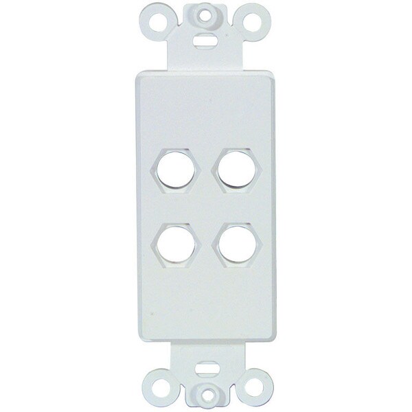 Main product image for Decora Type Insert Four Hole White 261-406